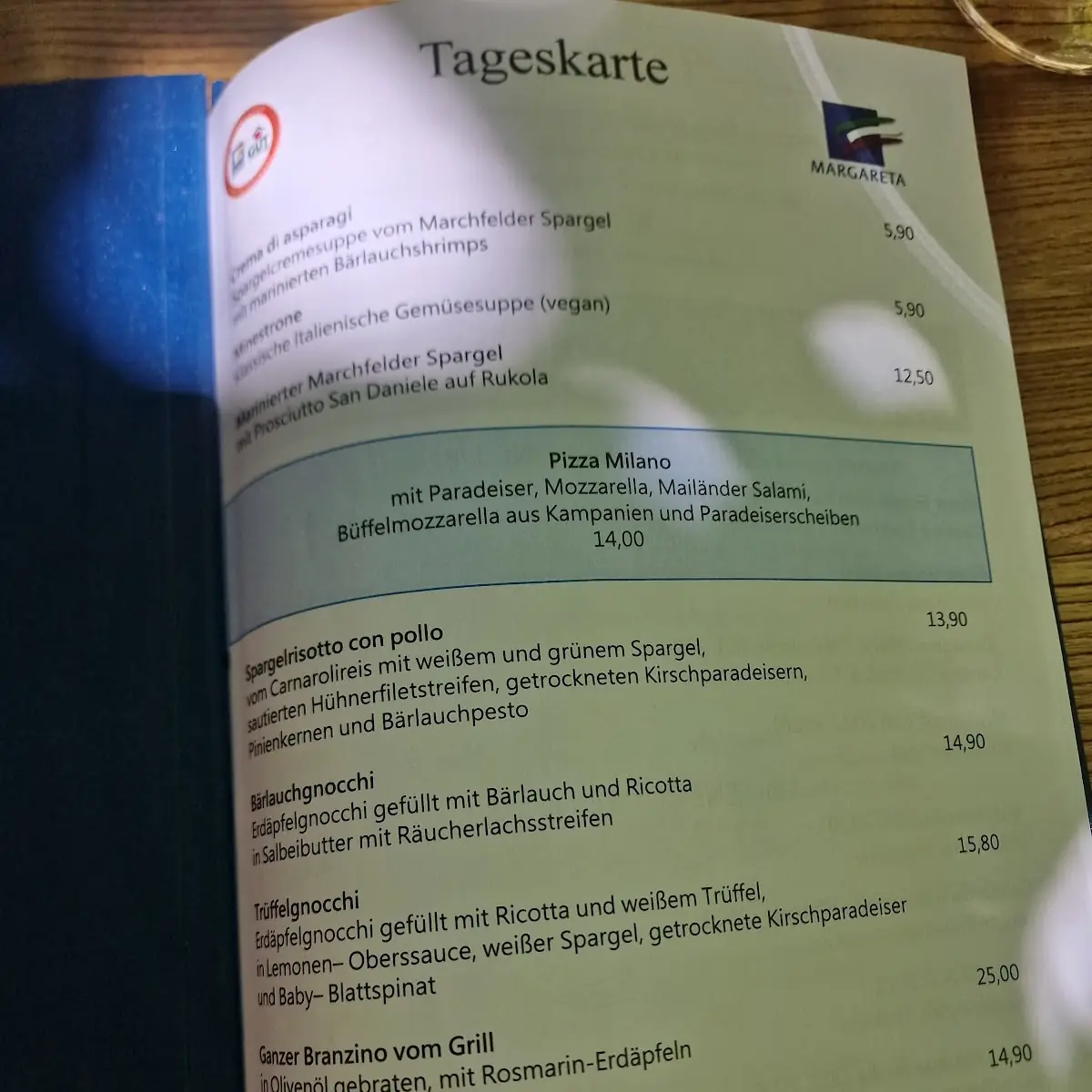 Speisekarte photo 3