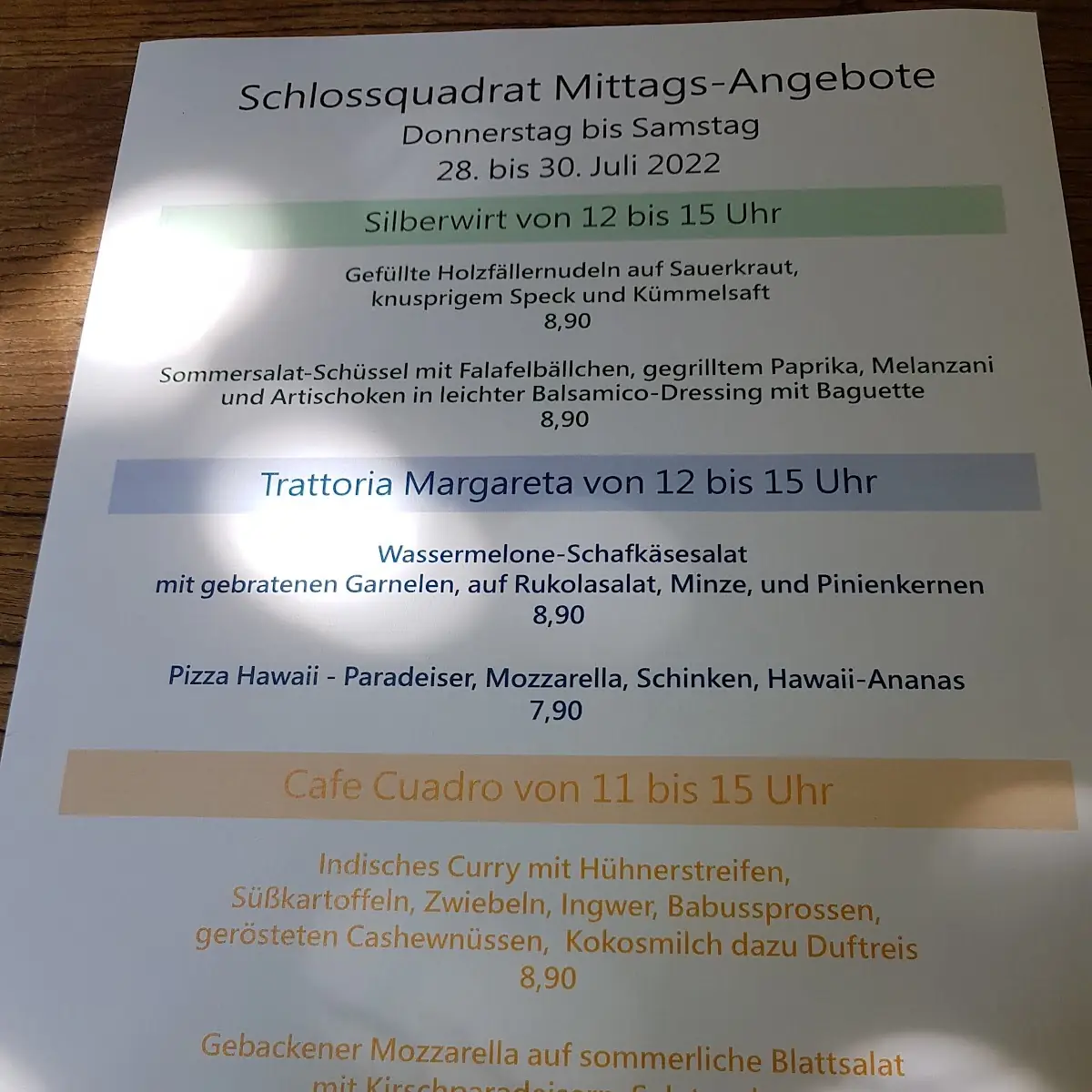Speisekarte photo 4