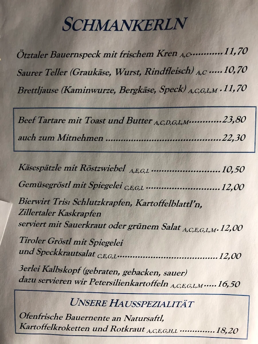 Speisekarte photo 10