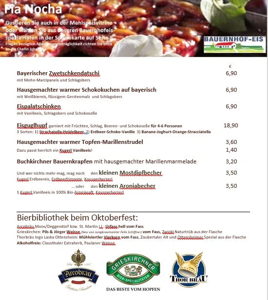 Speisekarte photo 4