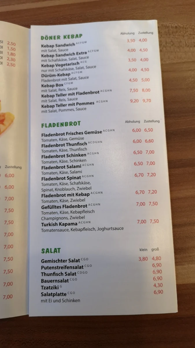 Speisekarte photo 9