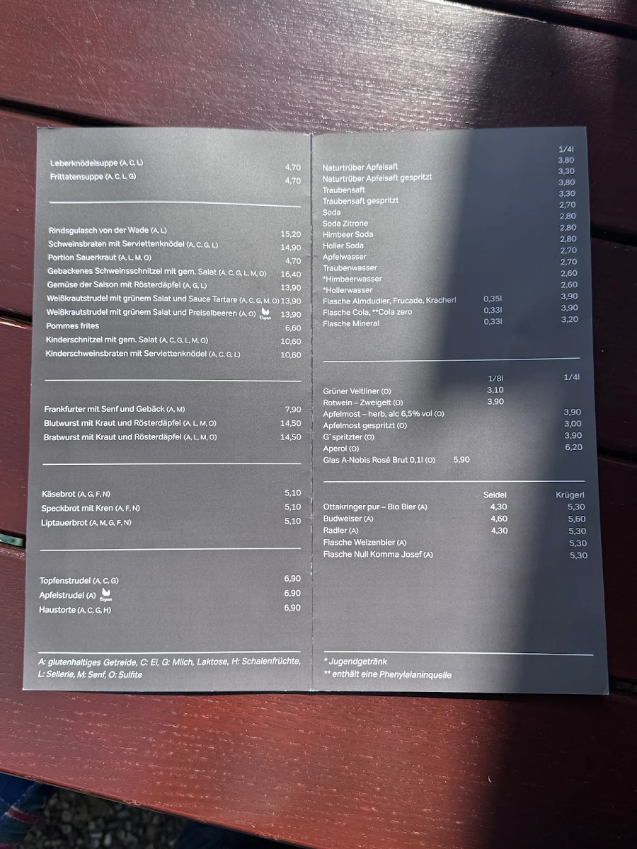 Speisekarte photo 2