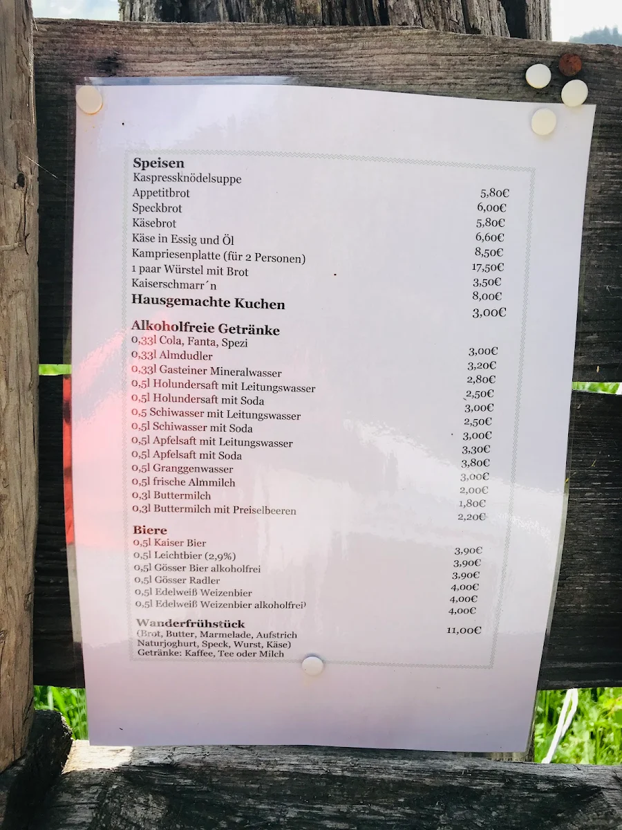 Speisekarte photo 2