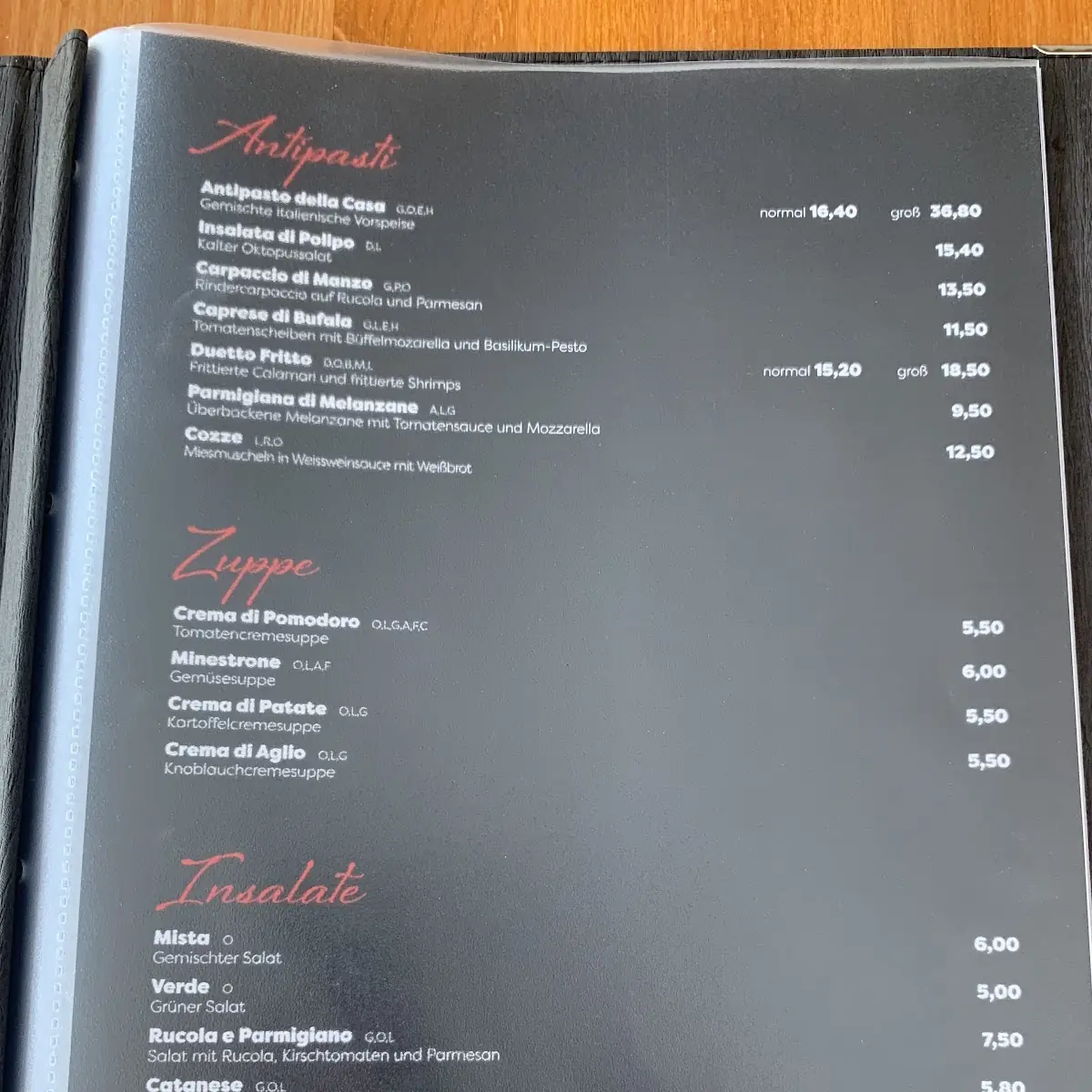 Speisekarte photo 6