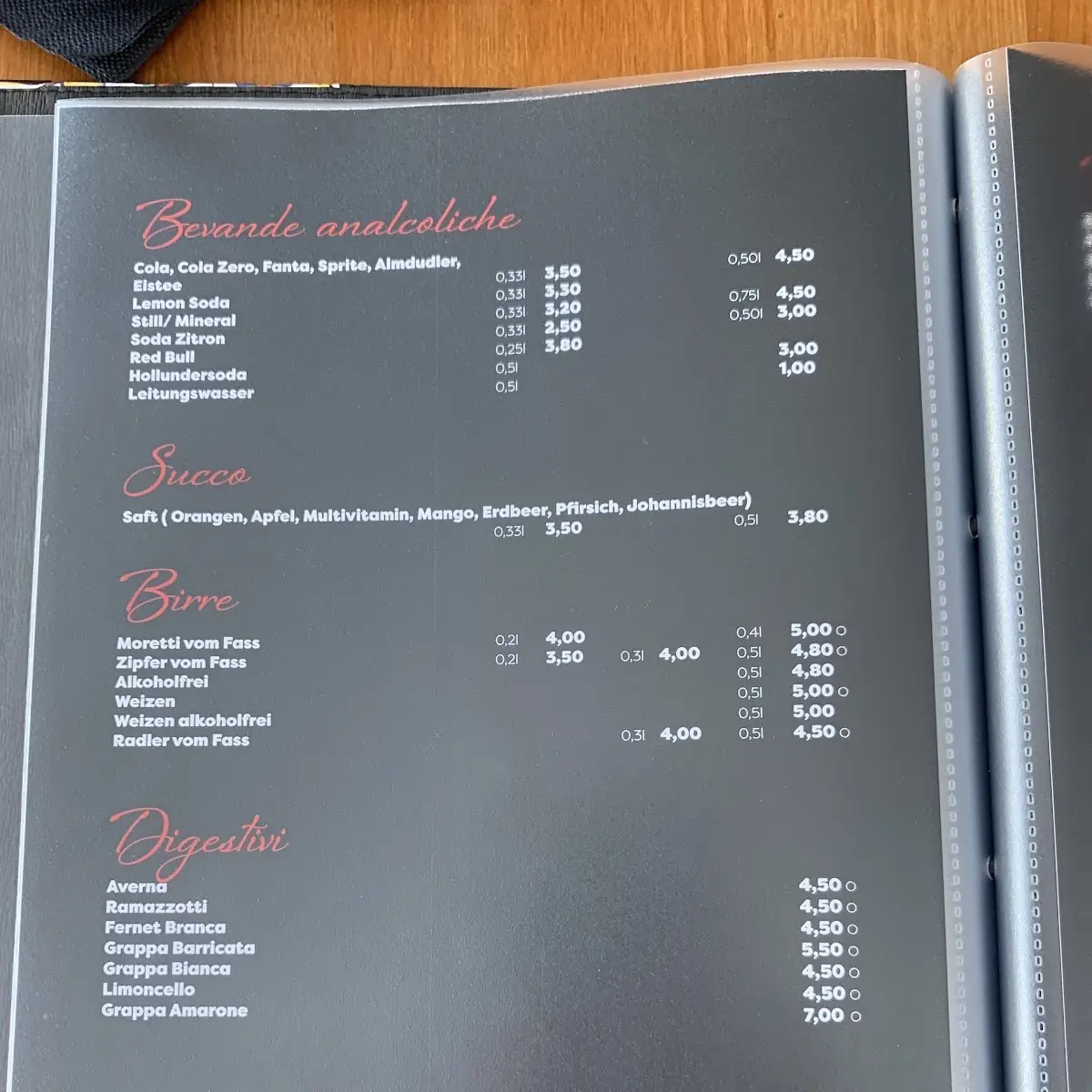 Speisekarte photo 9