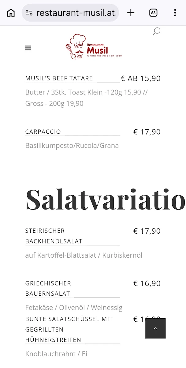 Speisekarte photo 8