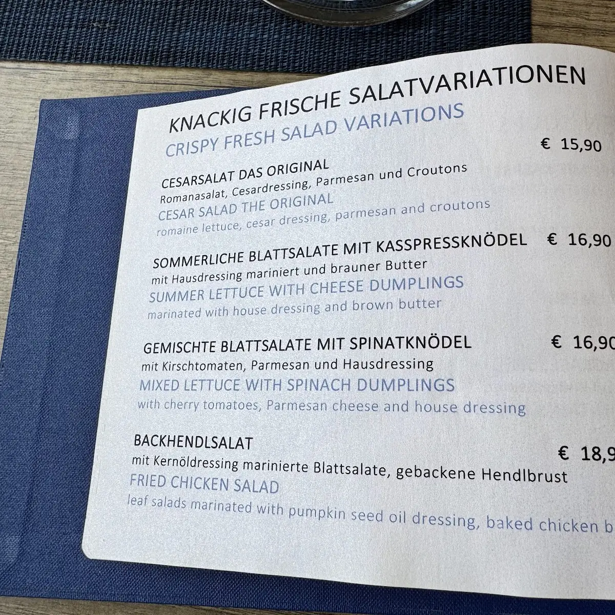 Speisekarte photo 4