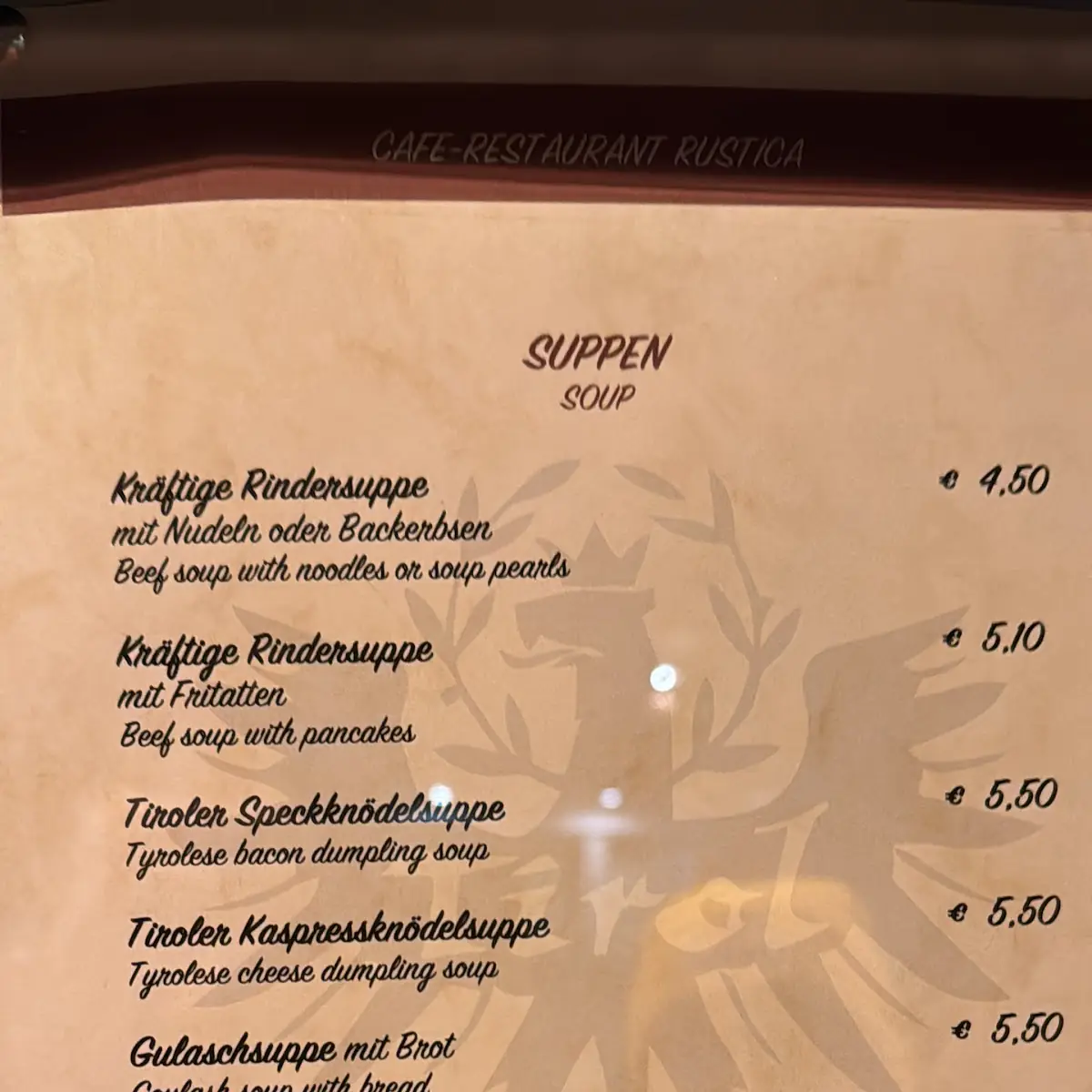 Speisekarte photo 7
