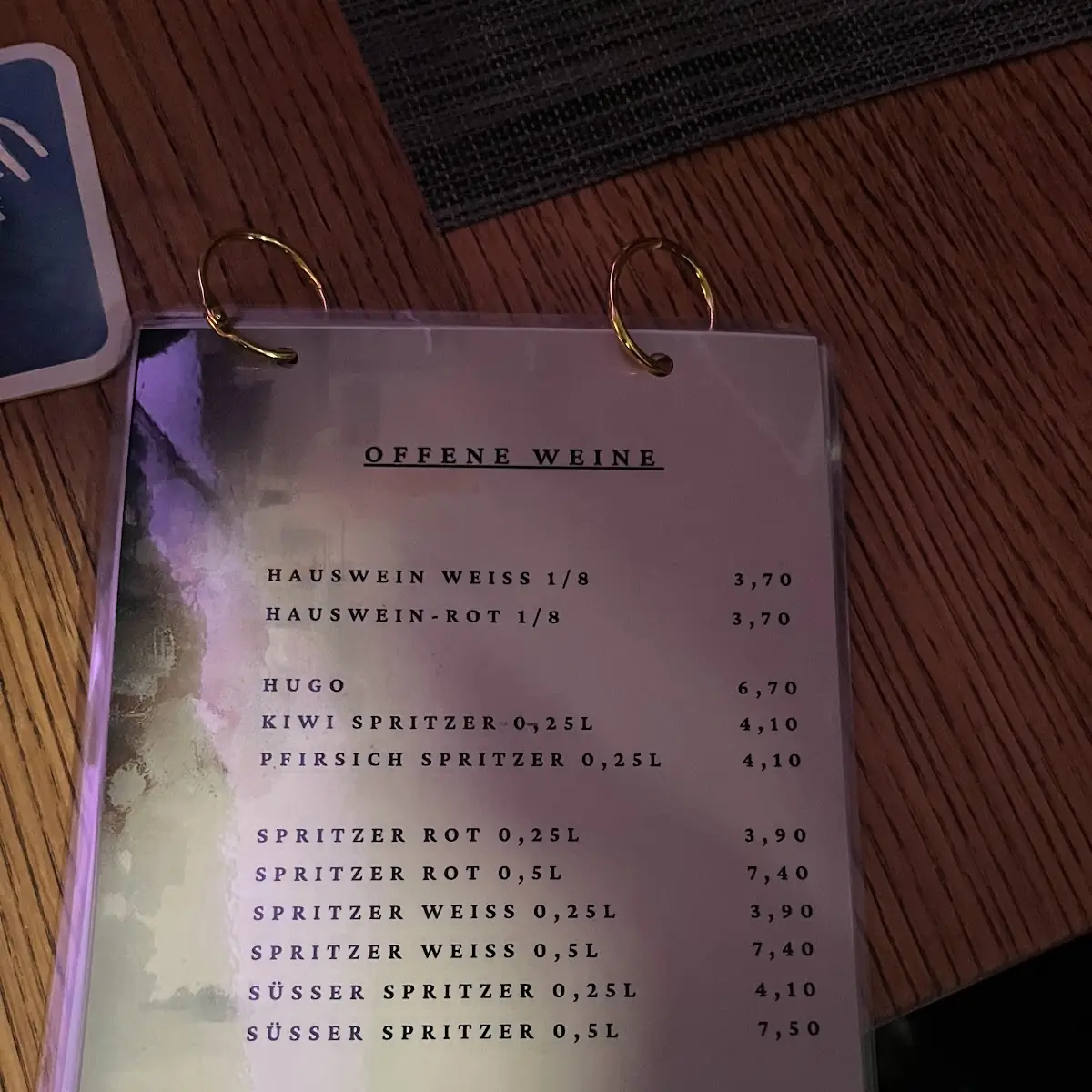 Speisekarte photo 1