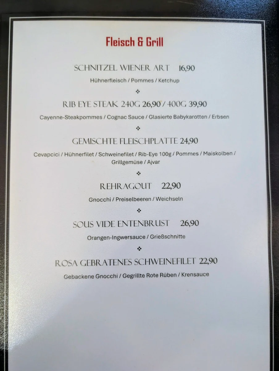 Speisekarte photo 4