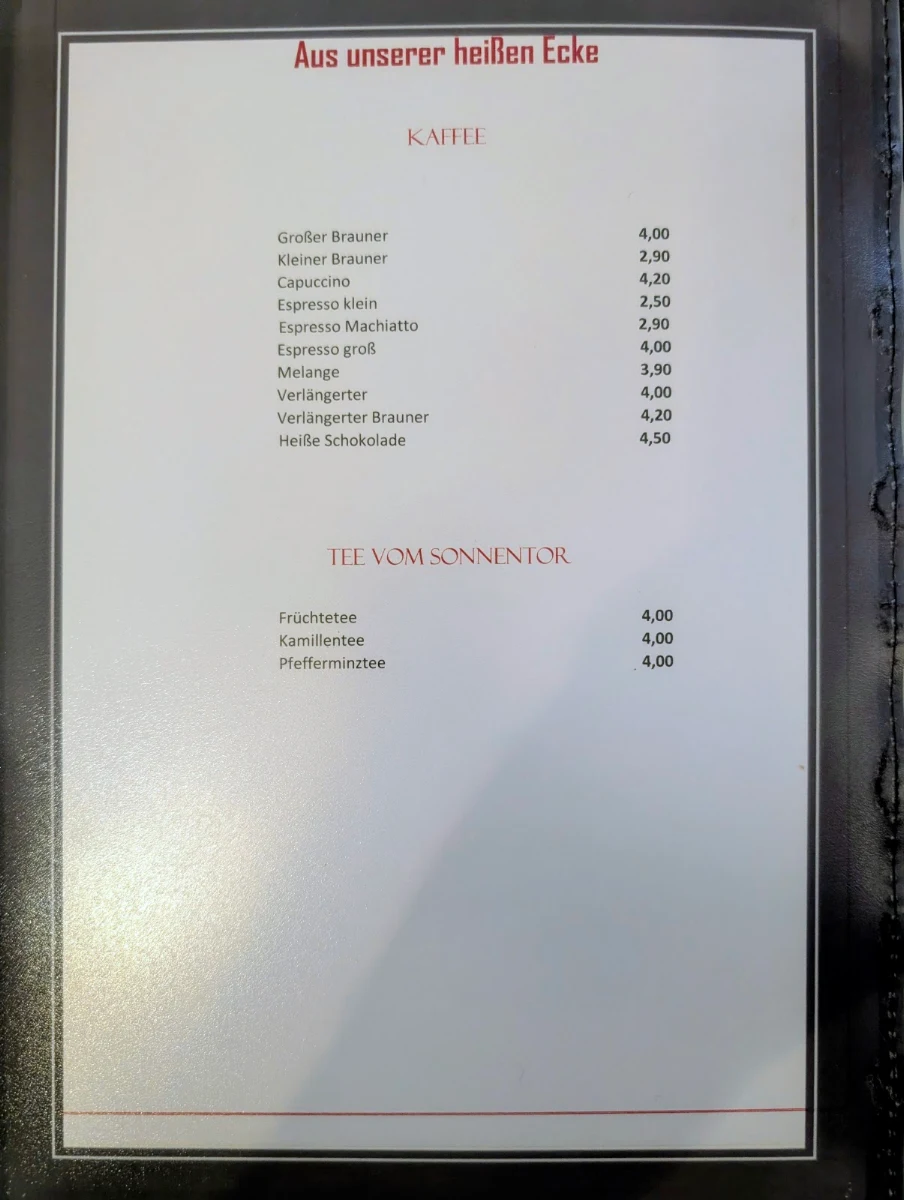 Speisekarte photo 6