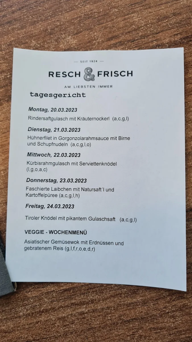 Speisekarte photo 4