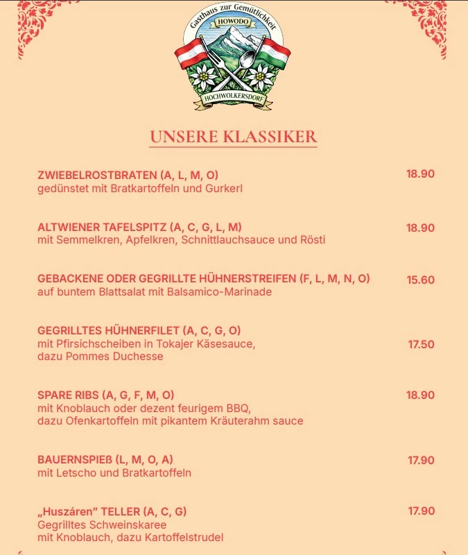 Speisekarte photo 8