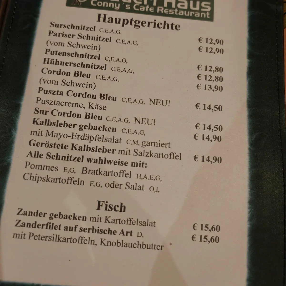 Speisekarte photo 1