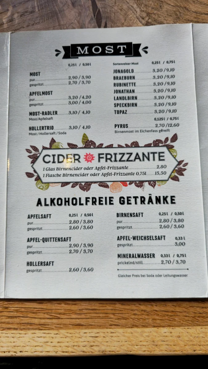 Speisekarte photo 1