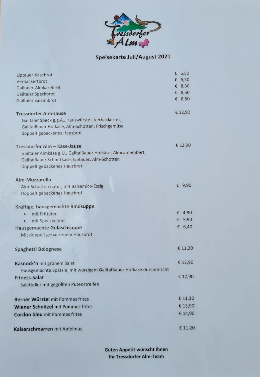 Speisekarte photo 2