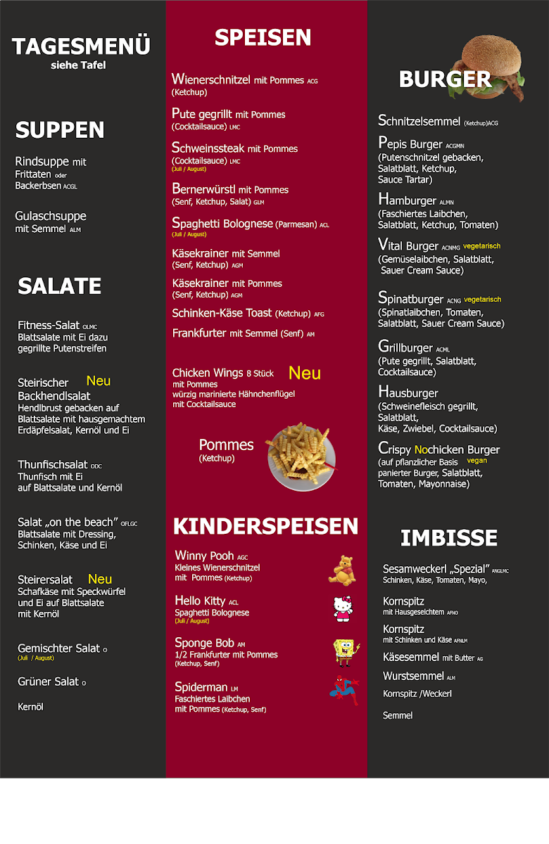 Speisekarte photo 1