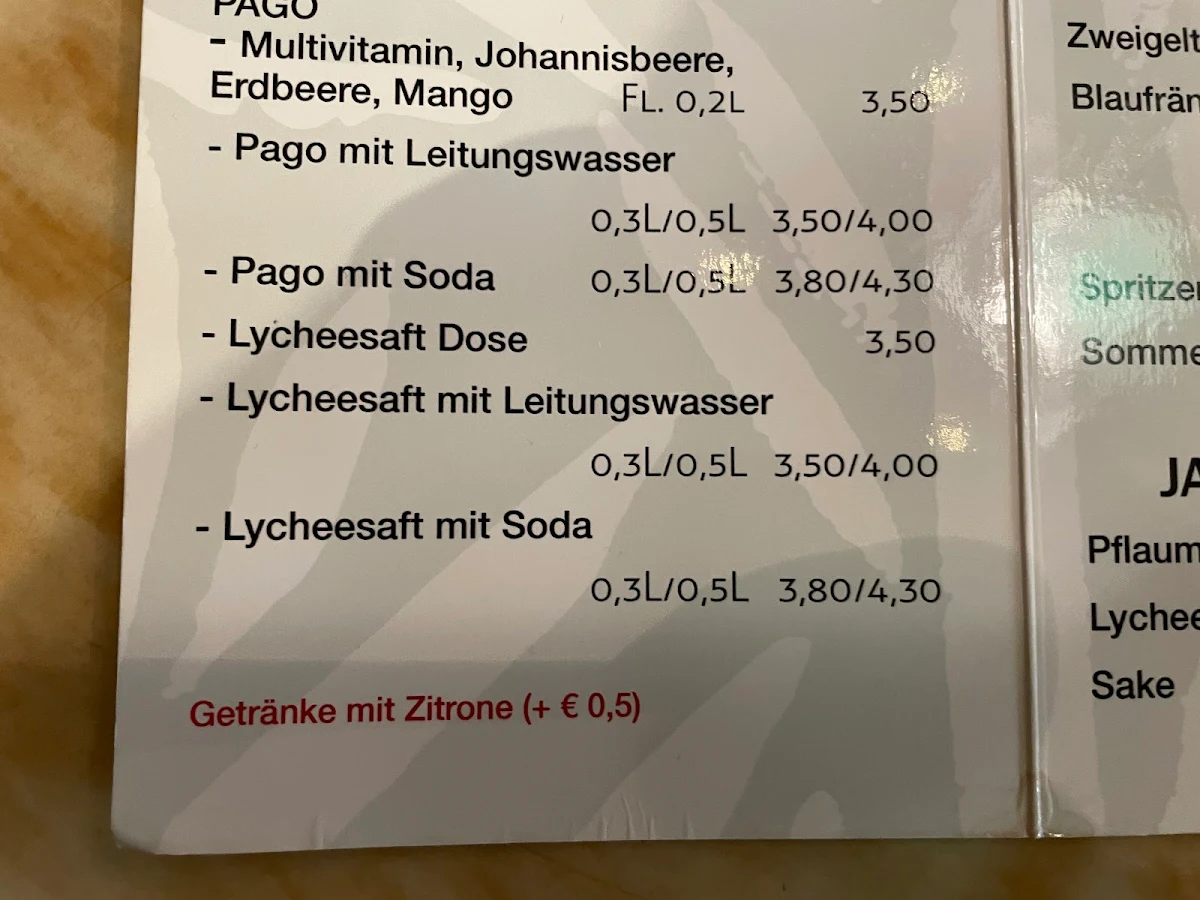 Speisekarte photo 4