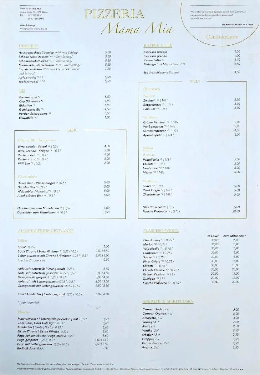 Speisekarte photo 3