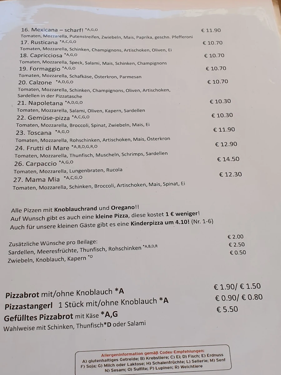 Speisekarte photo 5