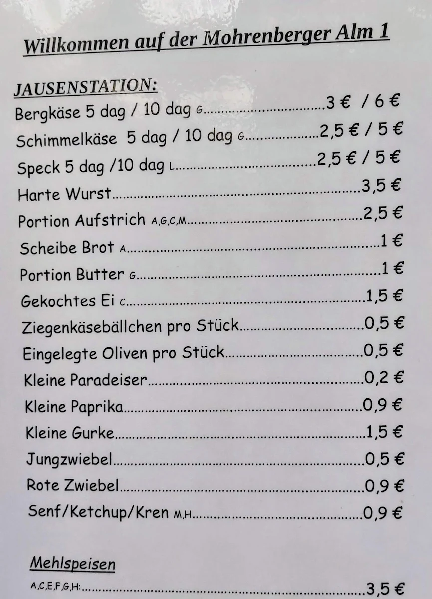 Speisekarte photo 1