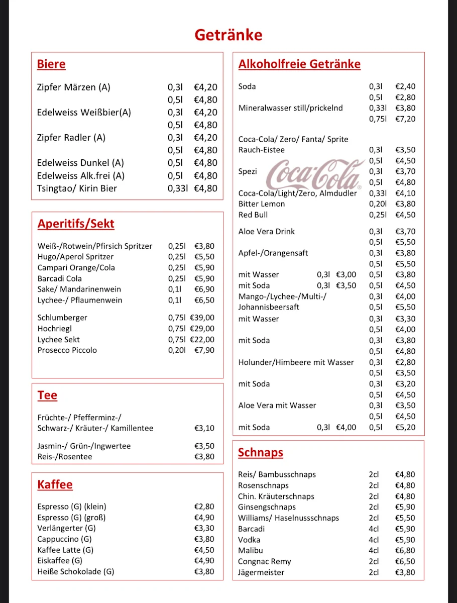 Speisekarte photo 1