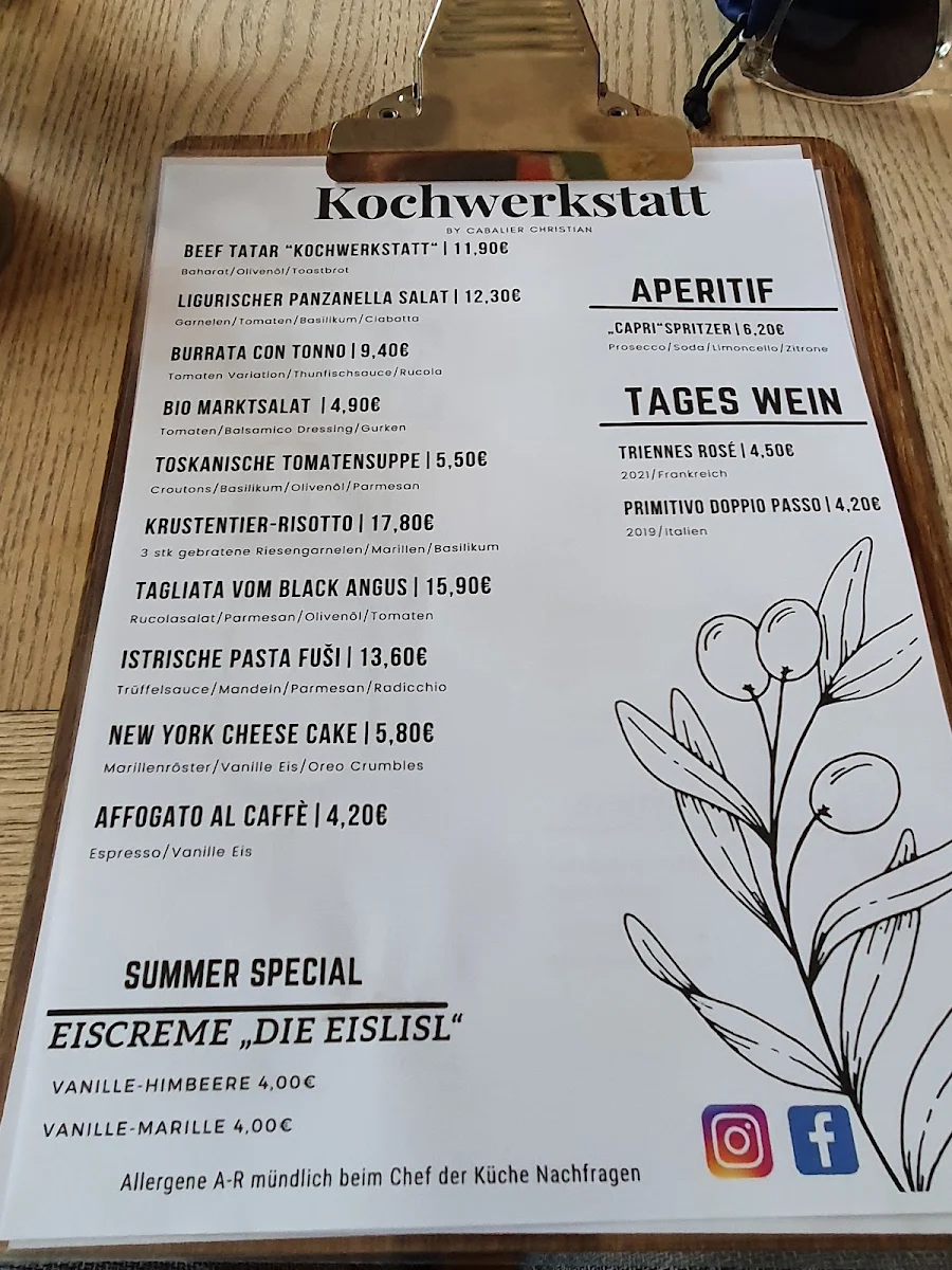Speisekarte photo 1