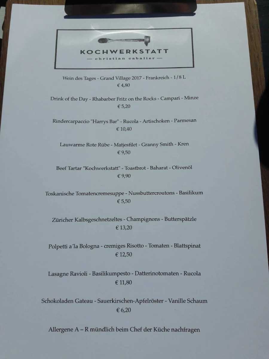 Speisekarte photo 6
