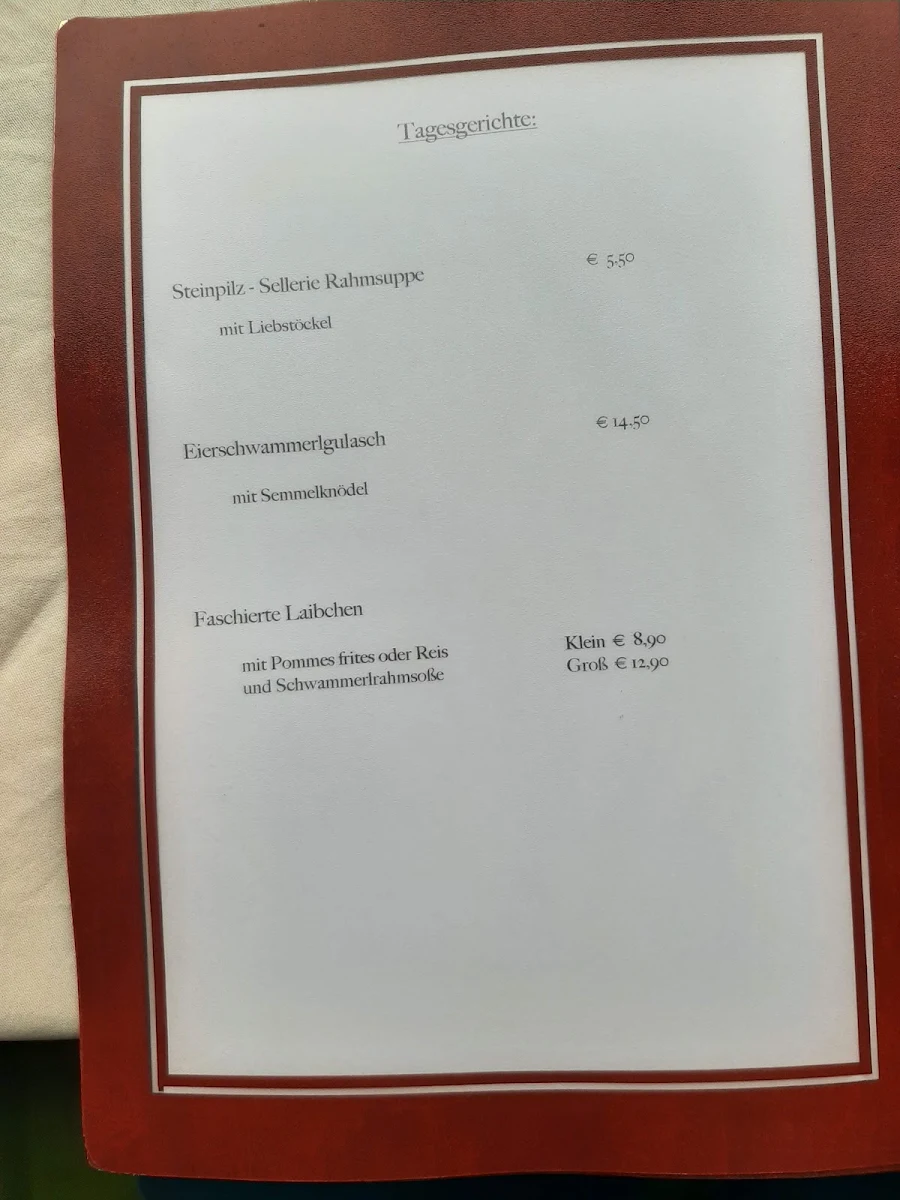 Speisekarte photo 2