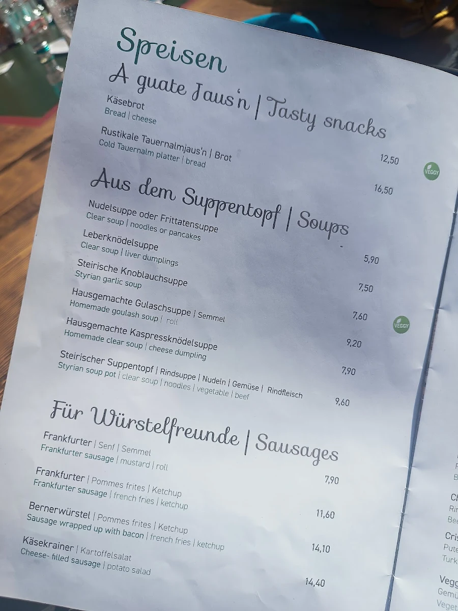 Speisekarte photo 5