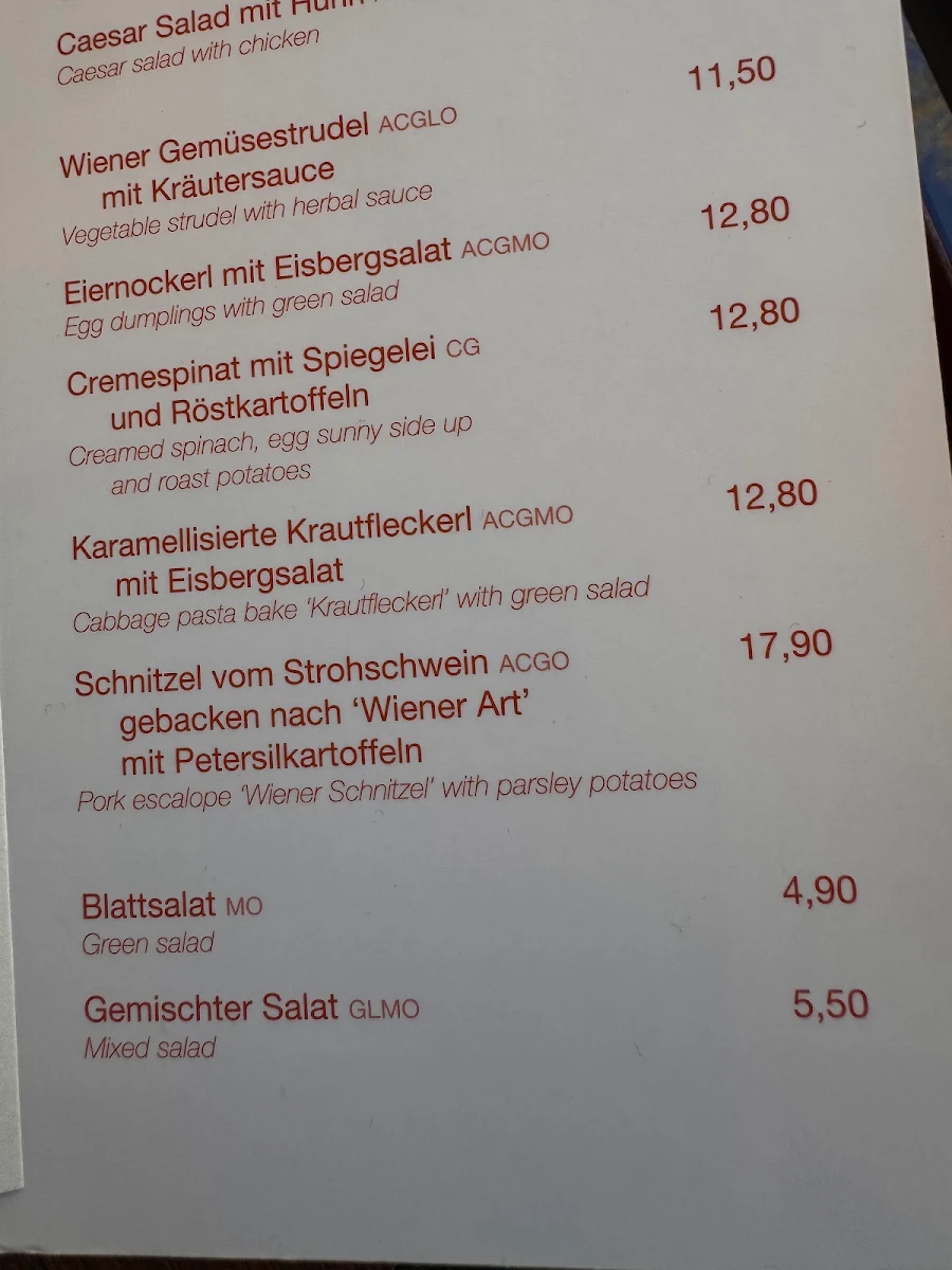 Speisekarte photo 2