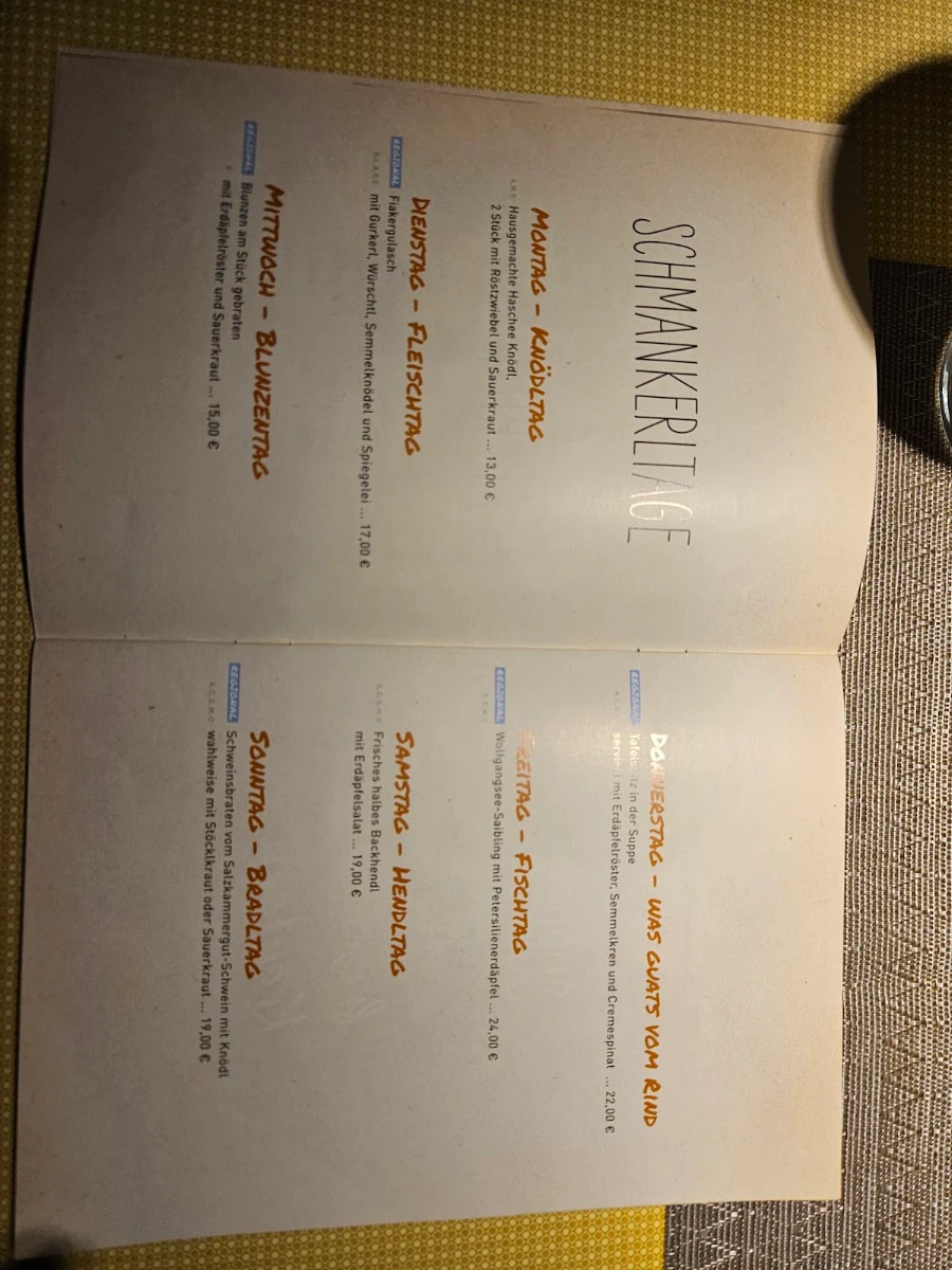 Speisekarte photo 1