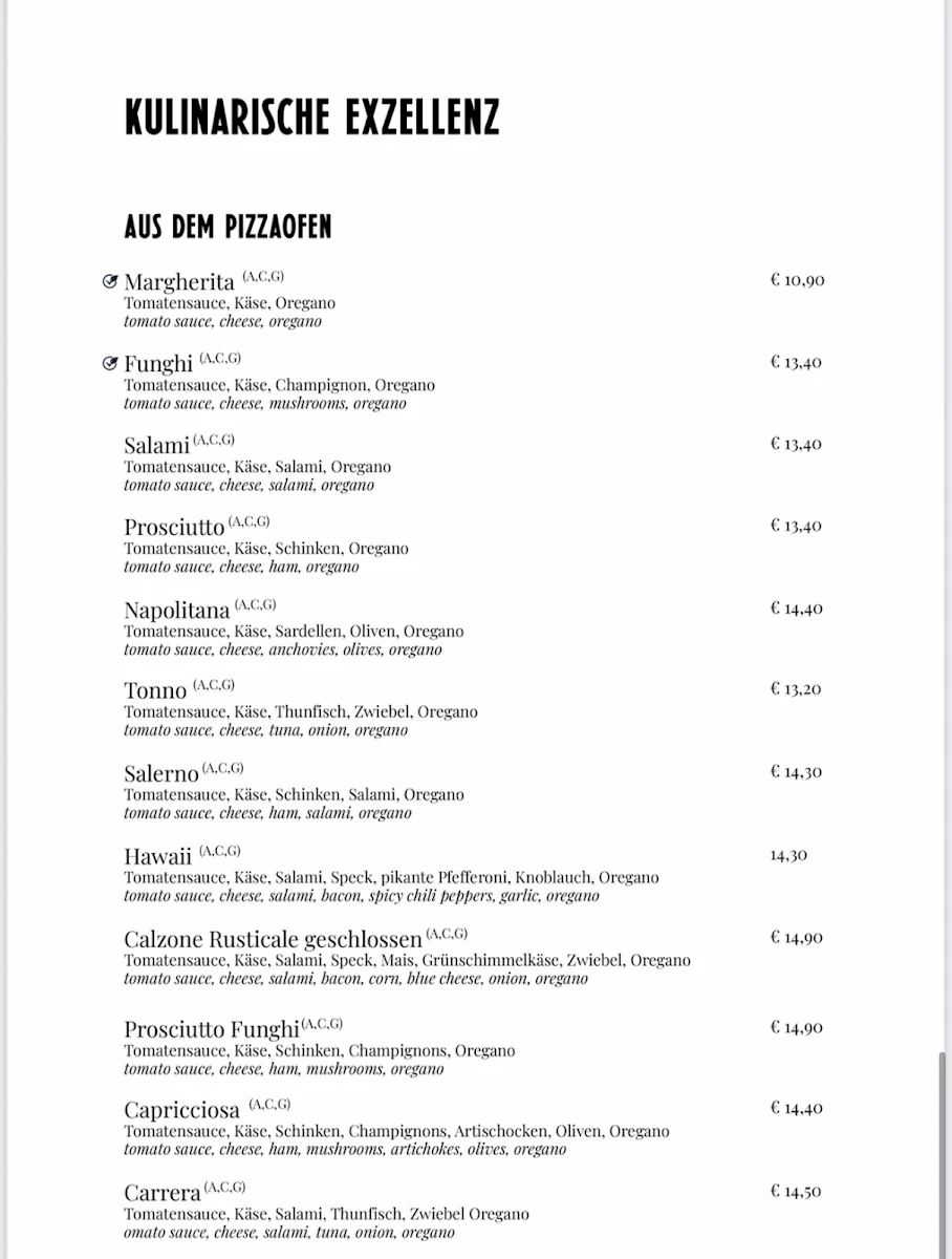 Speisekarte photo 2