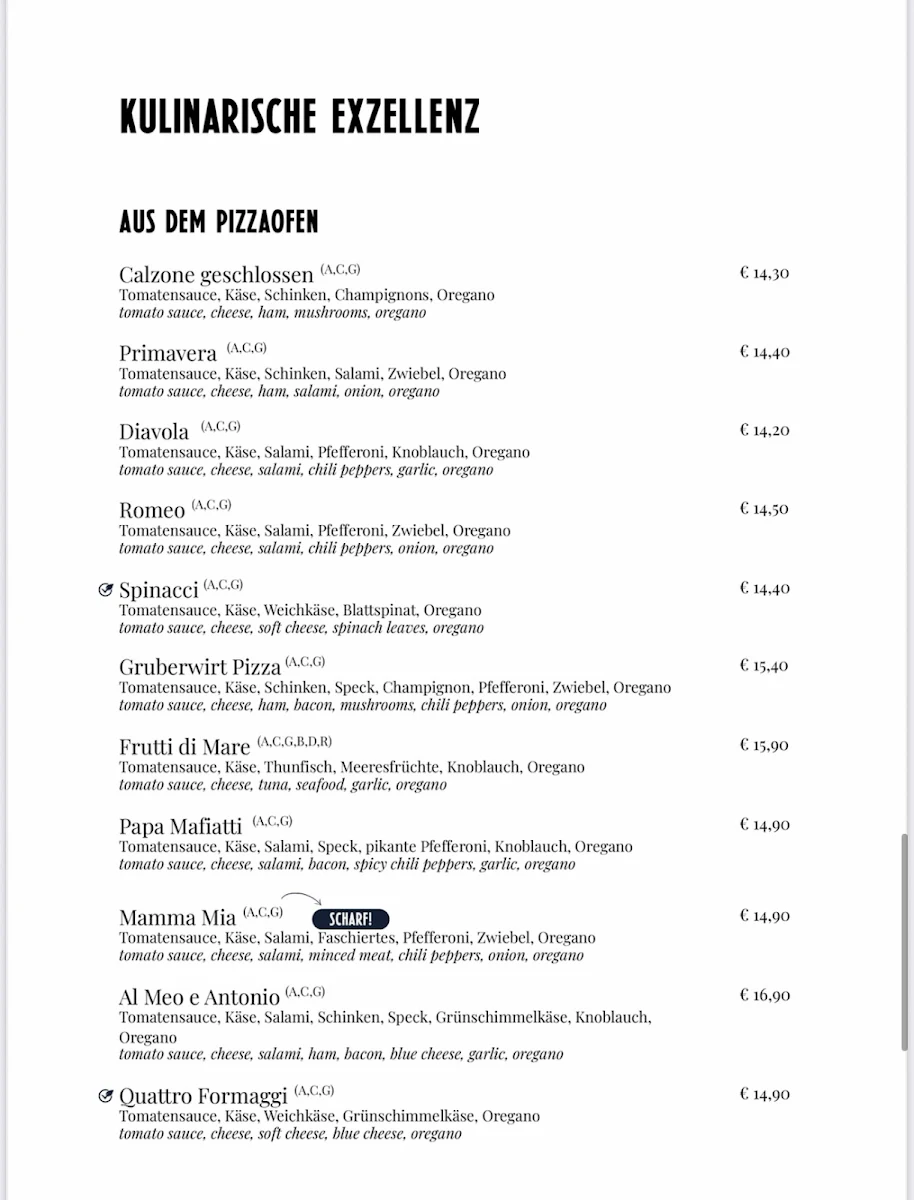 Speisekarte photo 3