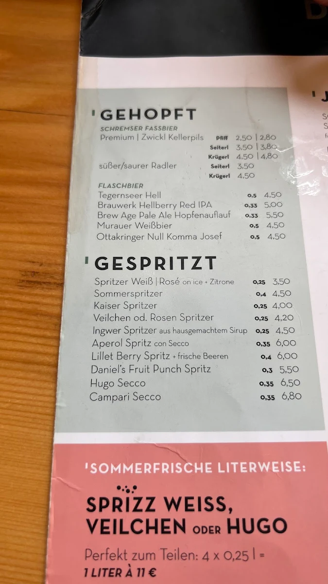 Speisekarte photo 9