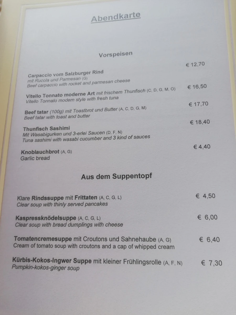 Speisekarte photo 7