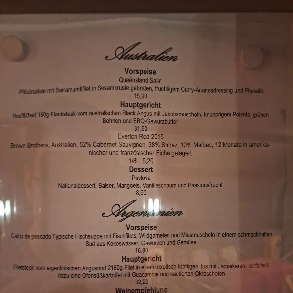 Speisekarte photo 1
