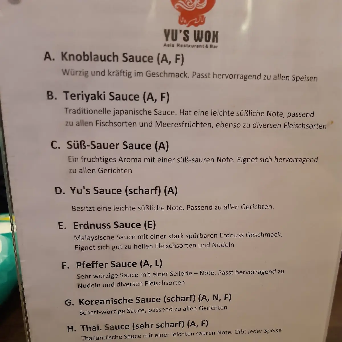 Speisekarte photo 7