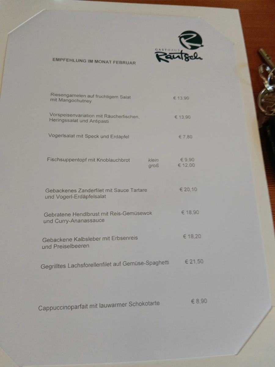 Speisekarte photo 1
