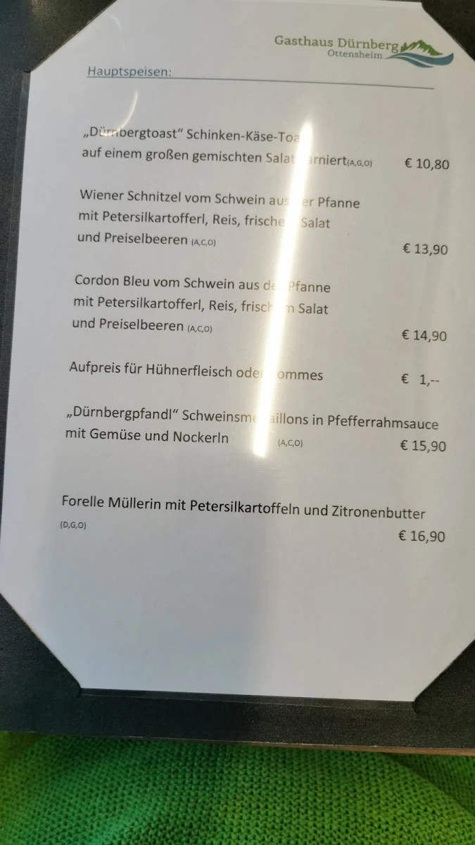 Speisekarte photo 2