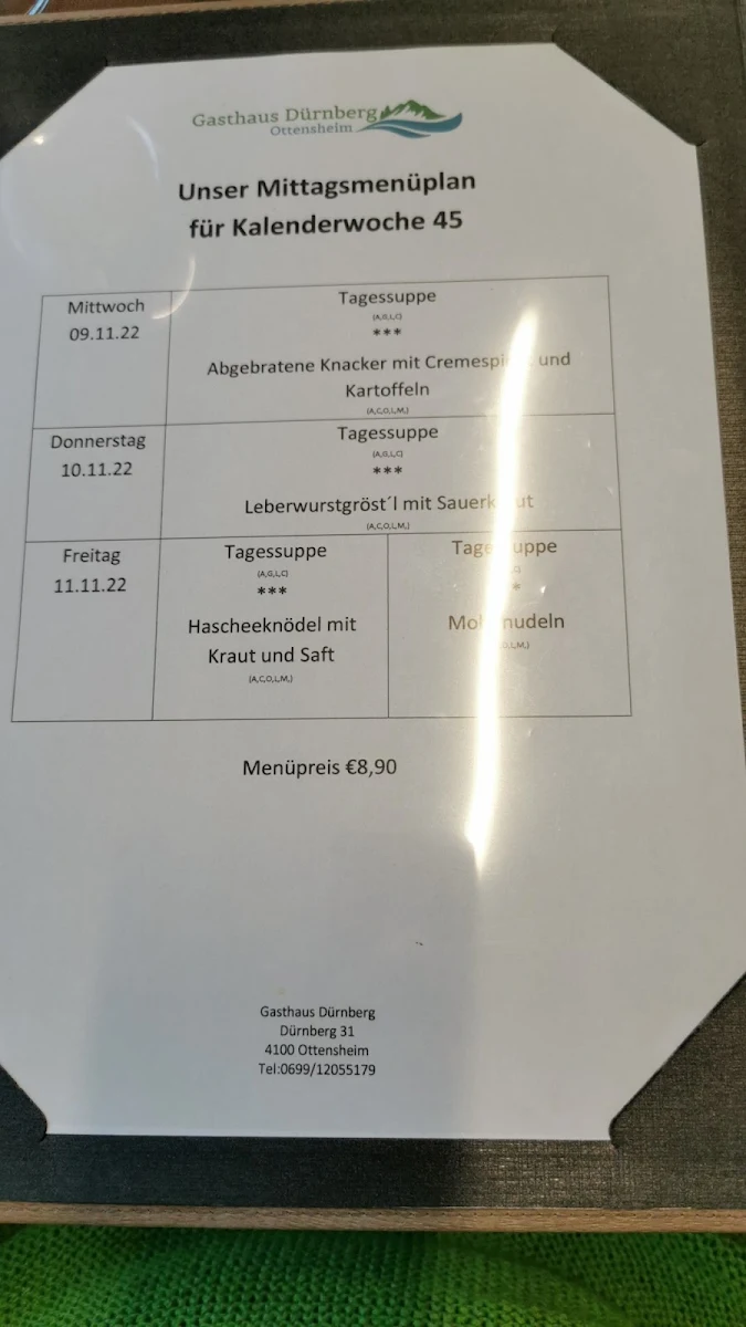 Speisekarte photo 4