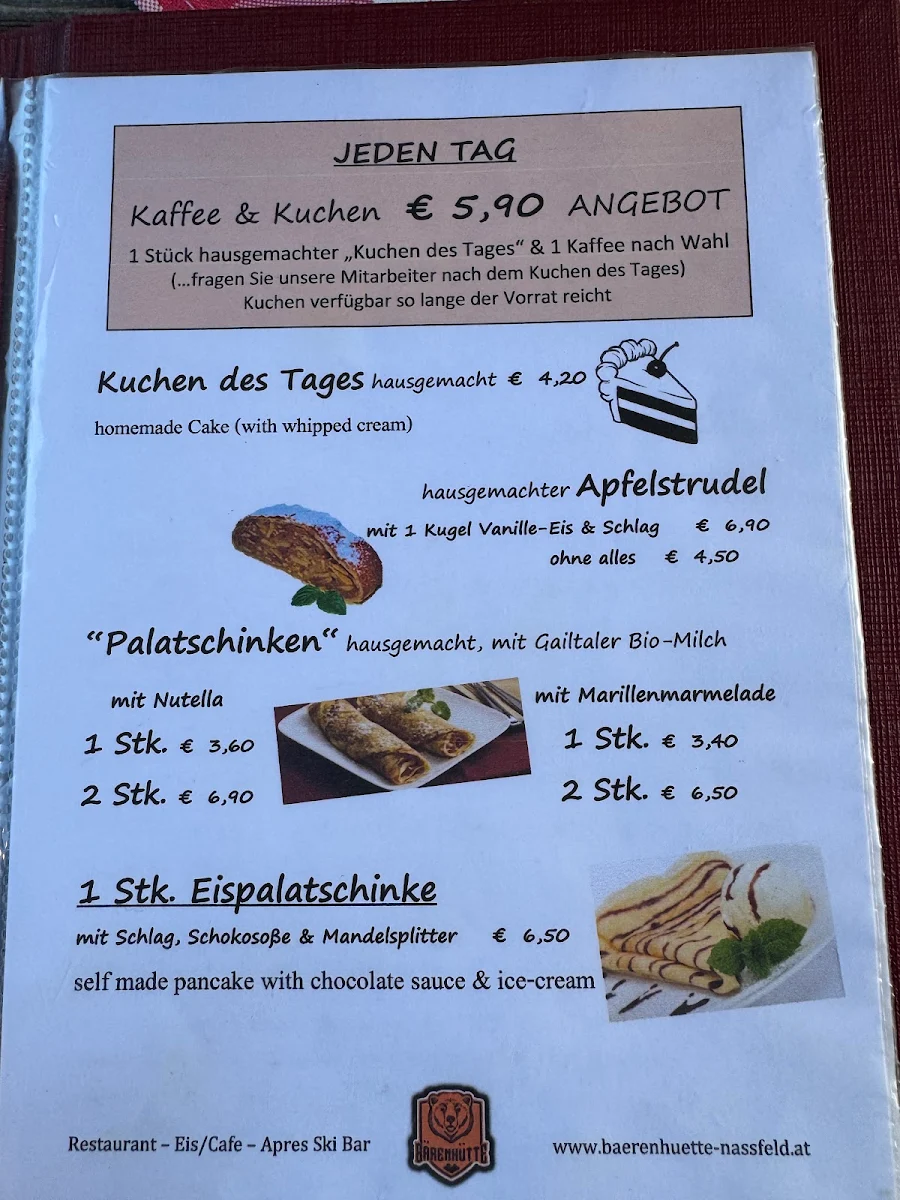 Speisekarte photo 4