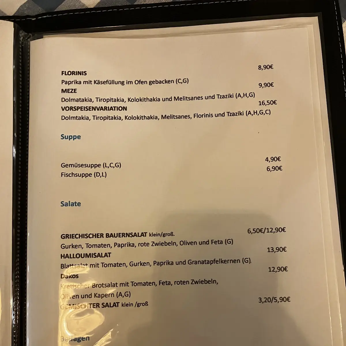 Speisekarte photo 3
