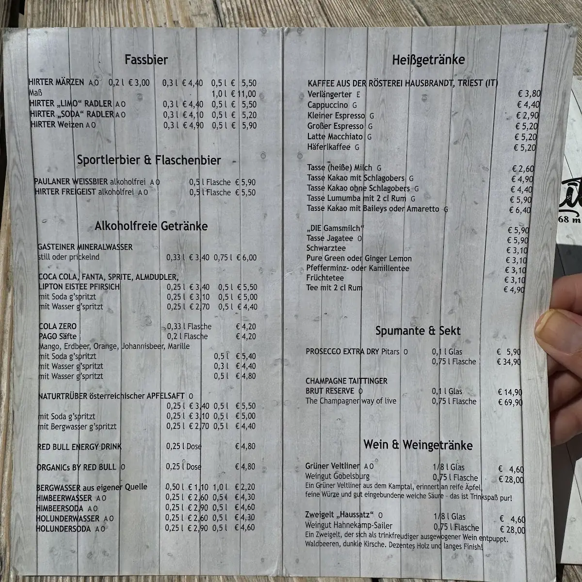 Speisekarte photo 4
