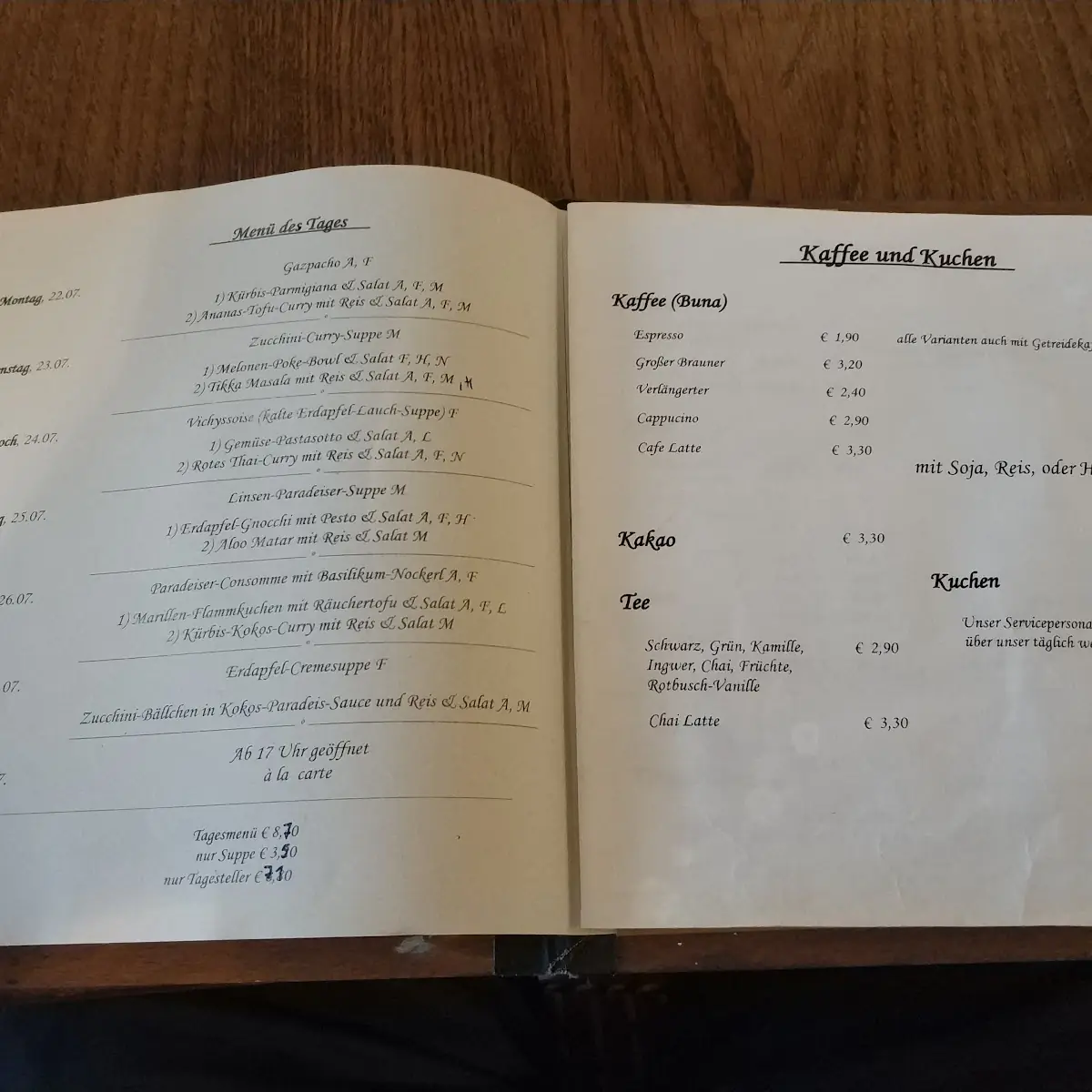 Speisekarte photo 8