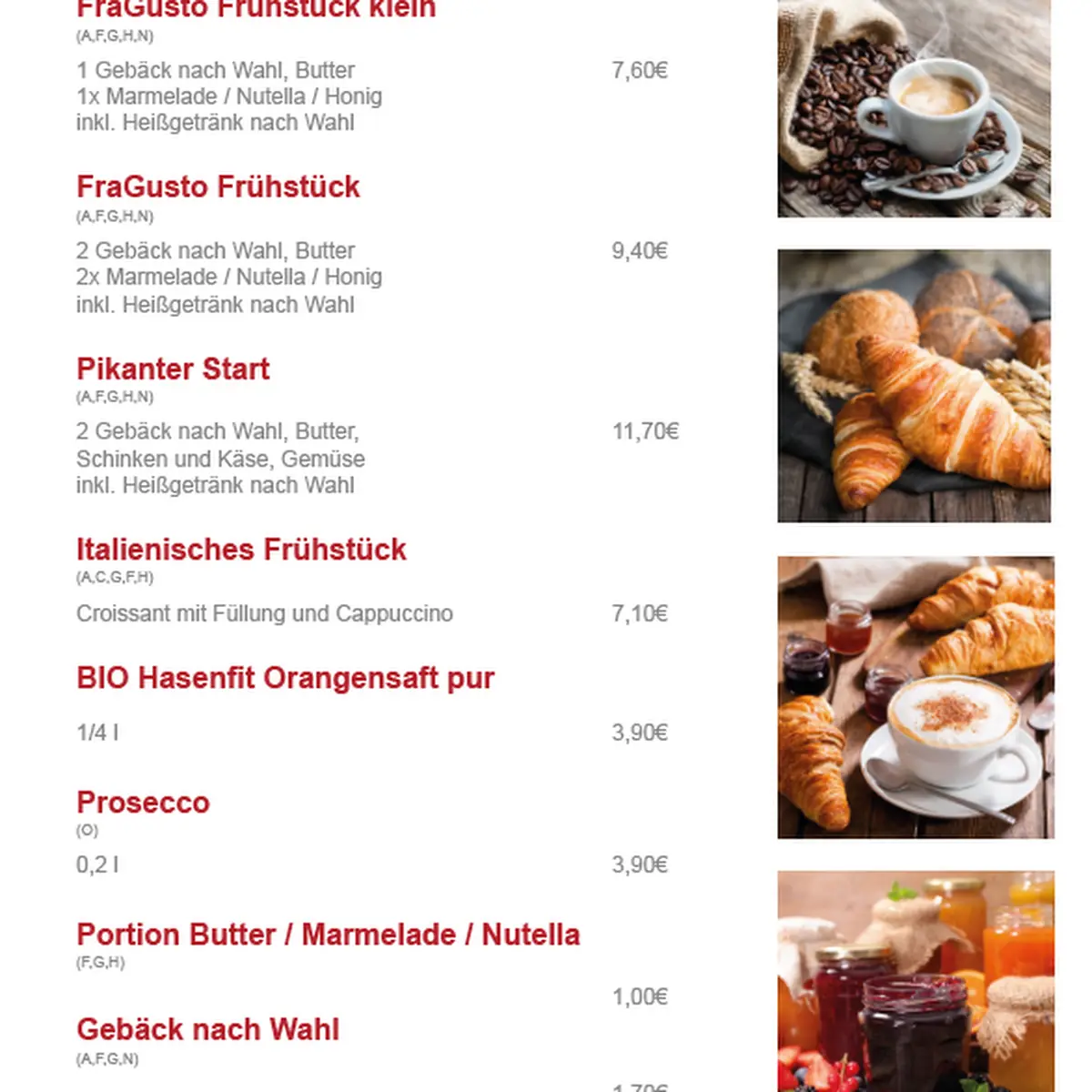 Speisekarte photo 2