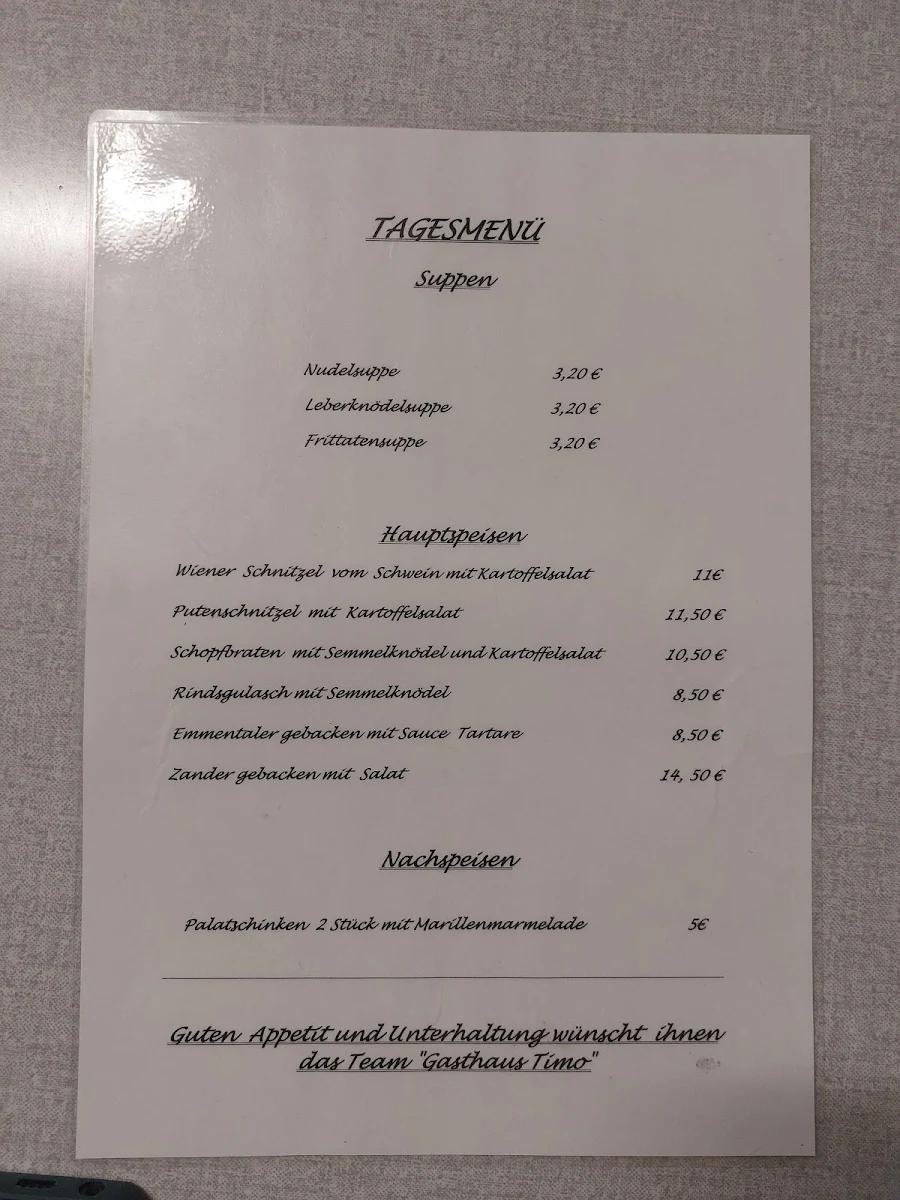 Speisekarte photo 1
