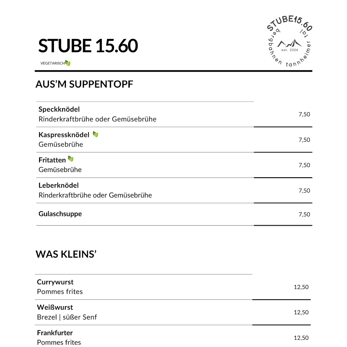 Speisekarte photo 3