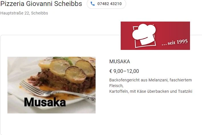 Speisekarte photo 3