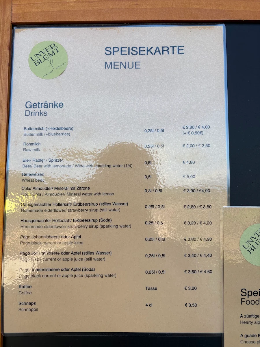 Speisekarte photo 1